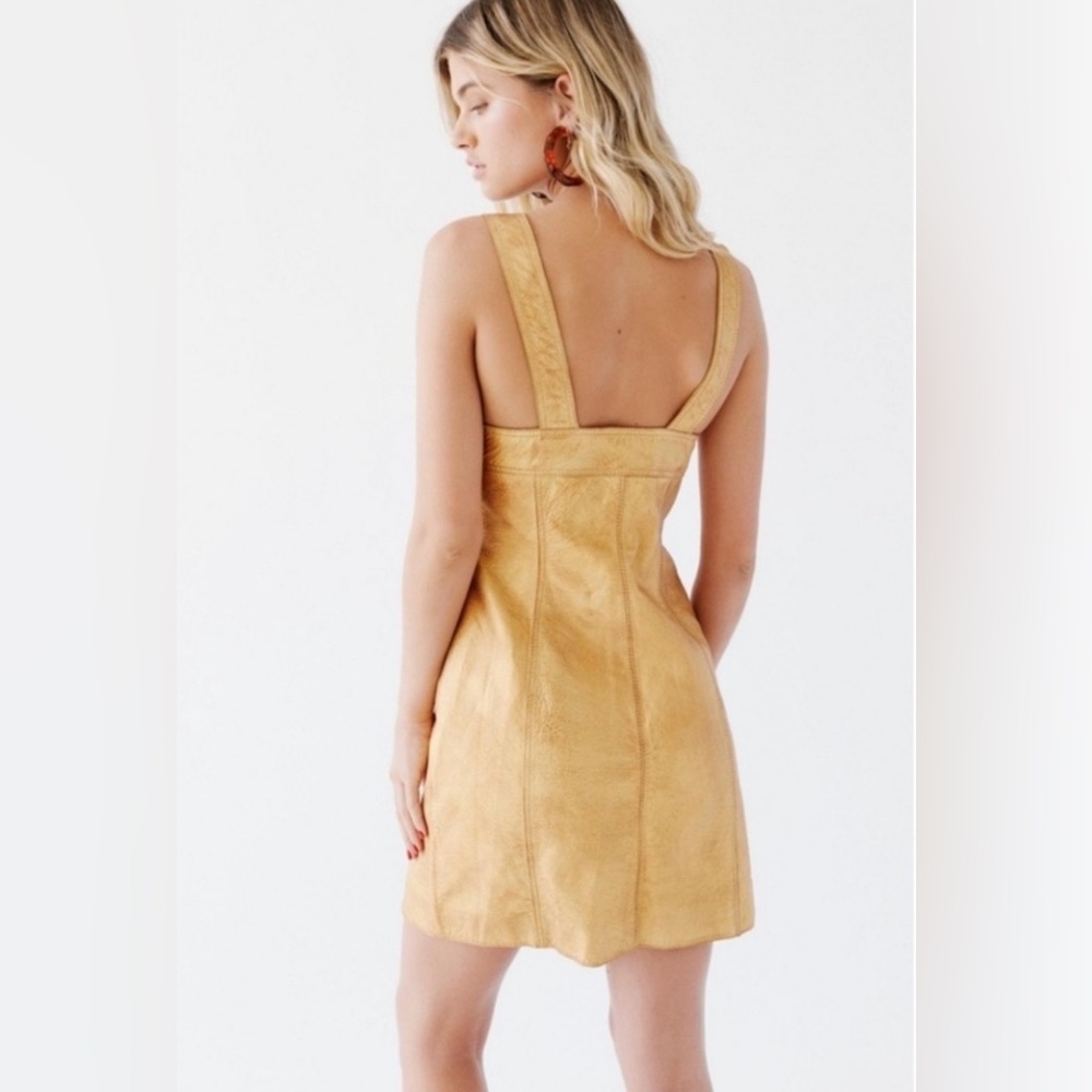 Free People | NWT Leather Mini Dress - Picture 2 of 9